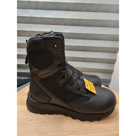 Carhartt Gilmore Waterproof Nano Composite Toe Side Zip Boot Men's size 9 - Picture 2 of 14
